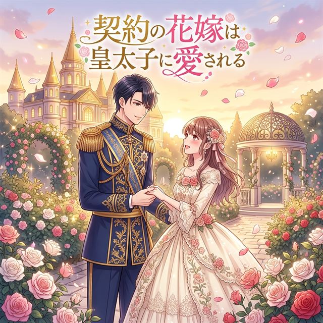 契約の花嫁は皇太子に愛される 表紙
