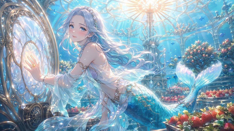 潜水士の旦那様、ハネムーンを真面目に受け止めすぎです！ イラスト