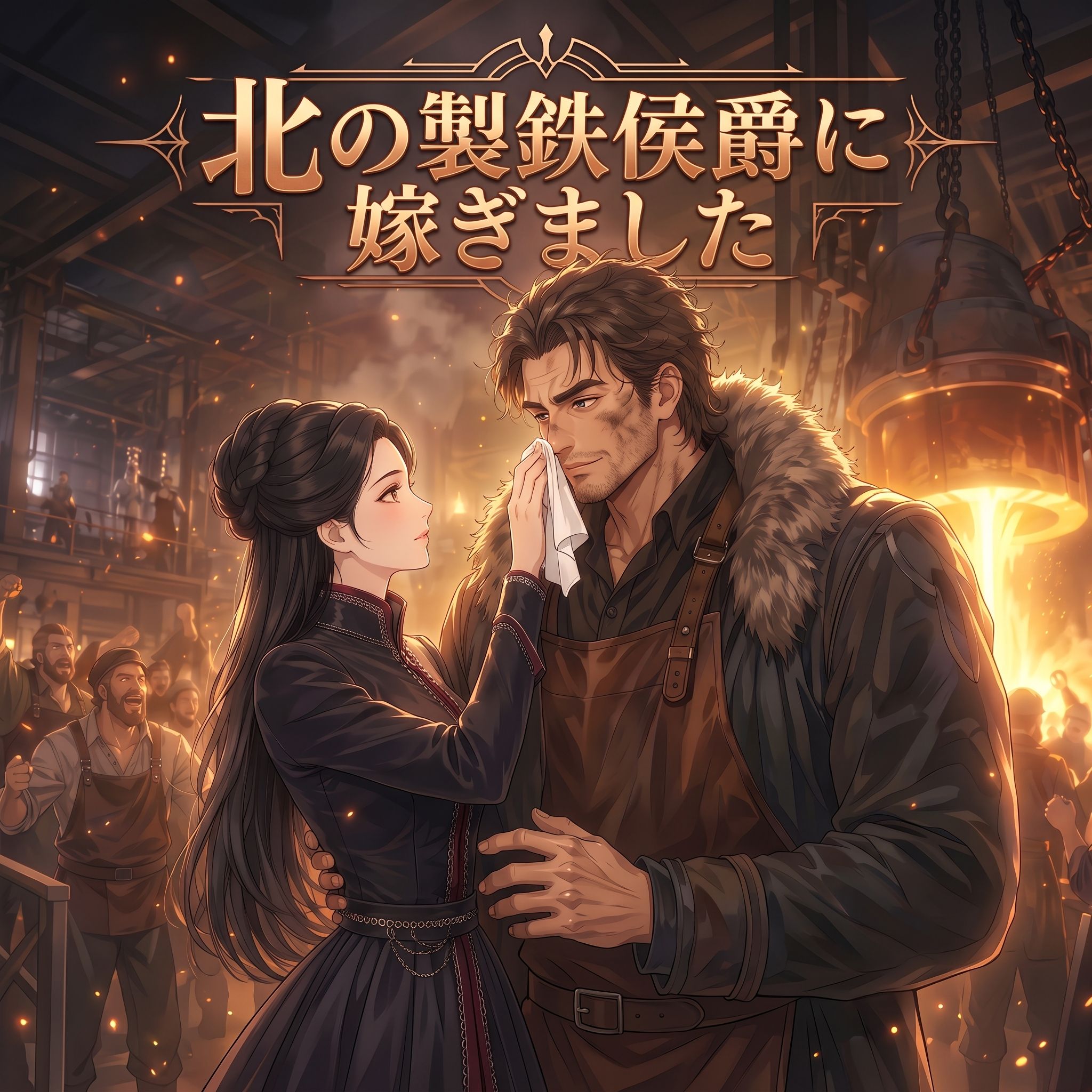 北の製鉄侯爵に嫁ぎました 表紙